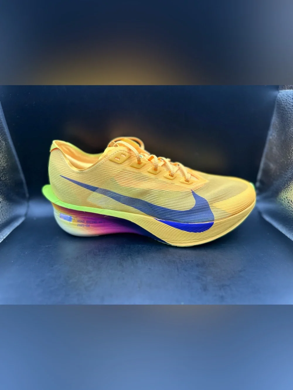 Nike ZoomX Vaporfly Next% 4 Citron Pulse Men’s Size 10 (NEW) HF6414 800 No Lid